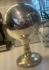 Antique Mercury Glass Gazing Ball - Rare And Unique Piece 10 