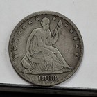 1883 Liberty Seated Half Dollar - Ch Vf   63296-l 