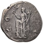 126 Ad Hadrian Ar Denarius Annona Ancient Roman Empire Silver Coin Rome 6t