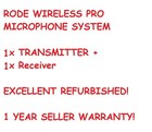      Refurbished R  de Wireless Pro Dual Channel Wireless Microphone System Tx   Rx