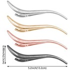8 Pcs Large Metal Duckbill Hair Clips  5 Inch Long Alligator Hair Pins French 