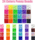 1000pcs Bracelet Making Kit  Friendship Jewelry Necklace Bracelet Kit 24 Colors