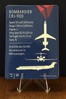 Delta Airlines Pilot Trading Card  50 Crj-900 Mint Condition    