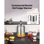 2 4l Electric Cheese Dispenser W pump Commercial Hot Fudge Warmer 86   -230   
