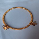 Rare Ancient Bronze Viking Bracelet Golden Authentic Antique Artifact Amazing