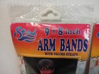 Vintage Strand Inflatable Swim Arm Bands 9x8  For Ages 5  Orange   Yellow - Nos