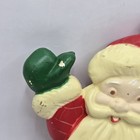 Vintage 1950   s Mid Century Santa Christmas Ornament Plastic Mold Rare China