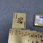 Vintage Gold Foil Playing Cards Full Complete Set Poker Rummy Kg