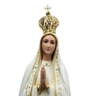 29 5 Inch Our Lady Of Fatima Virgin Mary Religious Statue Made In Portugal  1037