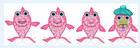 Unused Code Tag Only Lil kinz Pink Glitter Fish No Plush Rare Hs525 Webkinz Ganz