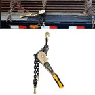 Ratchet Chain Load Binder With 5 16  Grab   3 8  Slip Hook  5400 Wll Fast Ship