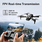 Mini Drone Camera Kids Adults Beginners 1080p Fpv Rc Quadcopter Toy 2 Batteries