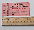 Newport Jazz Festival 1969 Ticket Stub Used - Thursday July 3rd