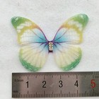  Mix Bulk 20pcs 2  50mm  Organza Butterfly Two Layers Ribbon Flowers Bows 