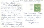 1951 Ahwahnee Hotel Yosemite National Park Rppc Postcard Posted