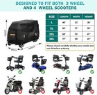 Mobility Scooter Cover 600d All-weather Protection - 49 x 23 x 39 