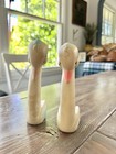 Two Vintage Mid Century Rubber Swan Squeaker Toys  Baby Joy  Work
