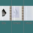 Failun Vinyl Siding Repair Kit 12pcs 6 3x4 75inch 12 Patches  White