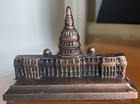 Vintage Washington Dc Capitol Building Souvenir Brass Travel