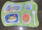 Vintage 2004 Spongebob Squarepants Divided Melamine Plate Munchkin