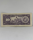 Banknote   Venezuela   10 Bolivares 1977   Very Fine  Vf   Paper Money   P 51