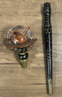 2008 New Kingdom Great Wolf Lodge Wizard Wand Orange   Gold Sceptor Tested
