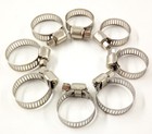 15pack 5 16 -15 32  Stainless Steel Drive Hose Clamps Fuel Line Worm Clips New