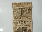 Vtg Newspaper Clipping Movie Ad The Stranger Wore A Gun Randolph Scott 1950s
