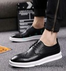 Mens Wing Tip Casual Lace Up Oxfords Formal Shoes Dress Fashion Business Wedding
