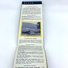 British Columbia Canada Road Map Cities Travel Guide Dept Of Rec And Con 1960