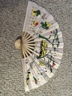 Vietnamese Bamboo Hand Fans With Painting