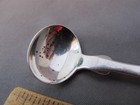 Old Canadian Coin Silver Master Salt Spoon-kerr   Thorne-st  Johns New Brunswick