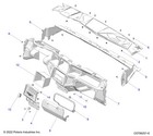Polaris Main Carrier Dash  Genuine Oem Part 5453348-070  Qty 1