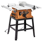 10-inch Table Saw With Stand 15a 5000rpm Jobsite 90   Crosscut 0-45   Bevel