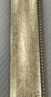 1 3 4  Wide Silver W veining Picture Frame Moulding Profile 552668 18 Feet