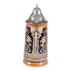 Vintage German Beer Stein 1 4l Mug Pewter Lid Music Scene Erst Prob s