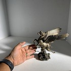 Japanese Cast Bronze Winged Dragon Pegasus Horse Asian Statue Sculpture