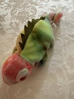 Rare Ty Beanie Baby Error Lot  Iggy   Rainbow  swapped Fabric  Mint Single-owner