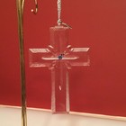 Nib Lenox Christmas Ornament Full-lead Crystal Cross