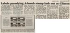 Original First 1994 Atomic Bomb Hiroshima Protest Labels Plus Later Version Wwii
