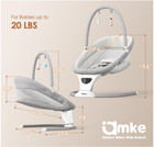 Baby Swing For Infant  Large Electric Toddler Swing  Baby Rocker For Newborn Boy