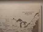 Vintage Us National Parks Map 1965 Msm Rand Mcnally Cosmopolitan World Atlas
