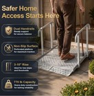 3-foot Wheelchair Ramp With Handrails - Rdcmkl Brand
