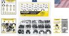 330pcs Alloy Steel Retaining Rings E-clip Assortment - 14 Size Sets Included