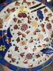 3 Antique Hand-painted Imari Style Plates  royal Vienna Shield Beehive 