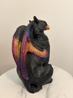 Original Windstone Editions Male Griffin Sculpture - 2007 Black Sunset Pena