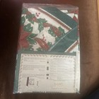 Bardwil Linens Poinsettia Promise Round Tablecloth Christmas  60   