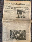 Vintage New York Times 7 22 1969 Newspaper Astronauts Lift Off Moon Apollo 11