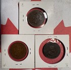 3 Different Canada Large Cents Lot C  1900 s  Better Circulated  All Vf- Xf