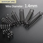 10pcs Wire Dia 0 8mm   1 0mm 304 Stainless Steel Compression Spring Od 5mm-16mm